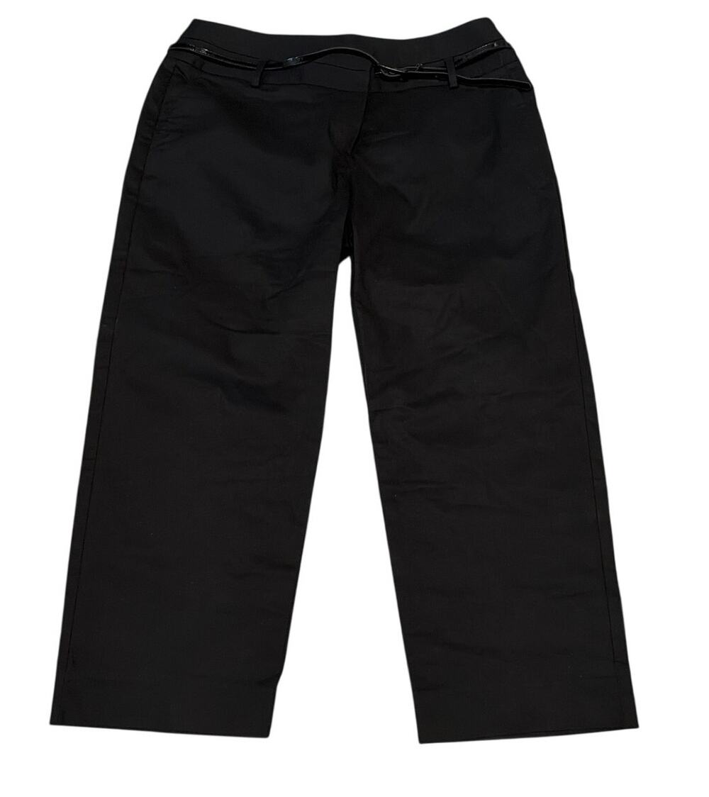 Kenneth Cole Reaction Black Cropped Dress Pants Women’s Size 14 Slacks NEW